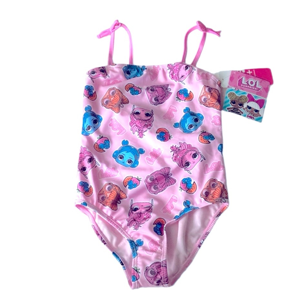L.O.L. Surprise! Kids Swim One Piece - Pink - Picture 1 of 6